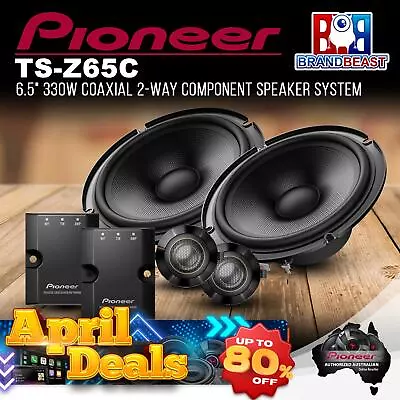 Pioneer TS-Z65C 330W 6.5” Coaxial 2-Way Component Speaker System • $461.60