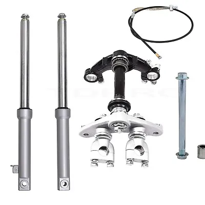 Front Forks Triple For Drum Brake Mini Trail Dirt Bike CRF50 TTR50 Coolster 70cc • $135.42