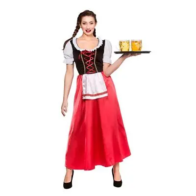 £14.99 • Buy Adult Women's Bavarian Beer Wench Oktoberfest Fancy Dress Costume 