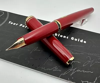 NOS Montblanc Generation Red Fountain Pen 14K Gold Nib • $299