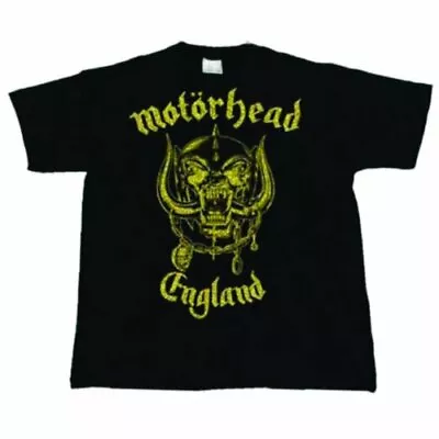 Motorhead 'England Classic Gold' T-Shirt - NEW & OFFICIAL • $24.39