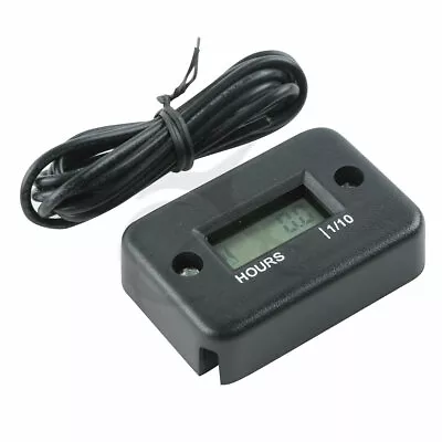 Waterproof Digital LCD Gas Engine Motor Hour Meter Gauge Motorcycle ATV Bike New • $7.99