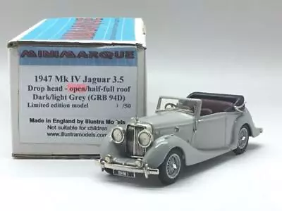 Minimarque 1947 Mk Iv Jaguar 3.5 Drop Head Open Grey Grb 94d Ltd To 50 • $221.94