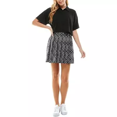 Kingston Grey Womens Knit Plaid Mini Two Piece Dress Juniors BHFO 3669 • $13.15