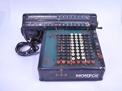 Antique Monroe Manual Step Drum High-Speed Calculating Machine • $43.99