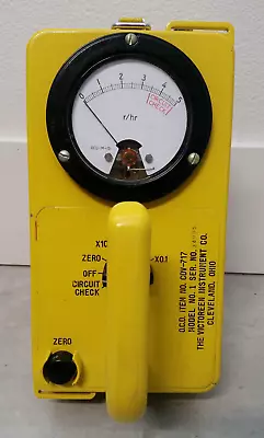 Victoreen CDV717 Mod No. 1 Nuclear Radiation Meter Detector Civil Defense Geiger • $110
