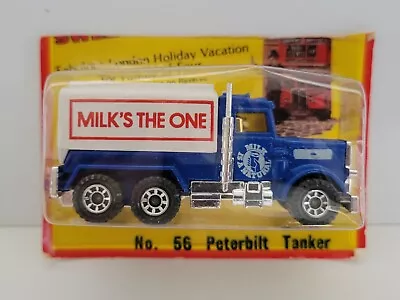 1981 Matchbox MB56 Peterbilt Tanker MILK's THE ONE Dairy Truck 1:80 England #56 • $12.74