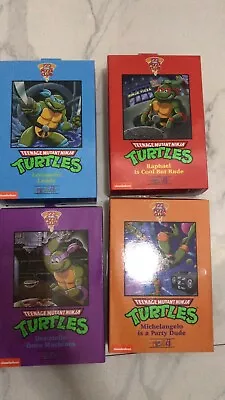 Neca Teenage Mutant Ninja Turtles Pizza Club Action Figures IN STOCK Official • $270.99