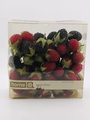 Threshold Red Black Raspberries Vase Fillers Set 2007 NEW SEALED Box • $16
