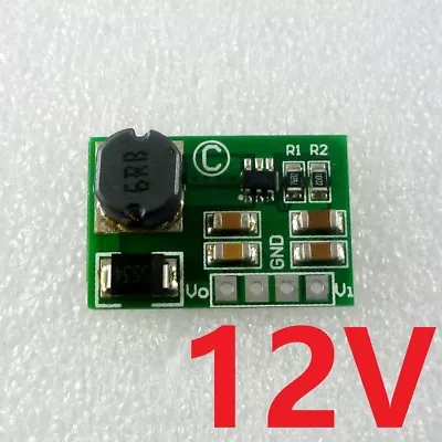 12W 3.7V 5V 9V To 12V DC DC Boost Converter For LED Monitor CCTV PTZ RS485 Relay • $2.06