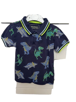 £0.99 • Buy Blue Zoo Dinosaur Polo Shirt