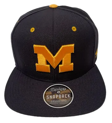 Zephyr NCAA Michigan Wolverines RARE   Z11  Flat Bill SnapBack Hat BRAND NWT • $99.99