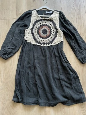 $19 • Buy Zara Girls Crocheted Dress Size: 13/14