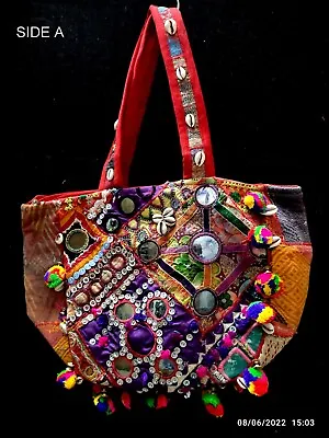 Banjara Bag Vintage Boho Ethnic Tribal Gypsy Indian Women's Shoulder Bag Purse 9 • $75