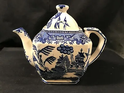 Vintage Blue Willow MORIYAMA Japan Teapot Rare Great Cond.!  • $250