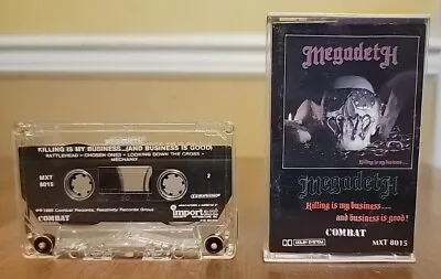 Megadeth - Killing Is My Business And Business Is Good - Cassette Tape MXT8015 • $18