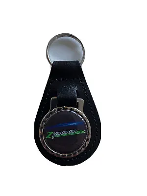 Black  Leather Keyring/ Fob Kawasaki Z1000 Sx Motorbikes • £6.40