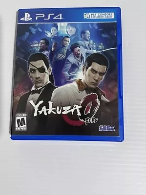 Yakuza 0 Zero PlayStation 4 PS4 Rare Original 1st Print Blue Label Case & Disc • $36.99