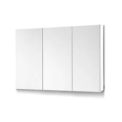 Cefito Bathroom Mirror Cabinet Vanity Medicine White Shaving Storage 900mmx720mm • $131.25