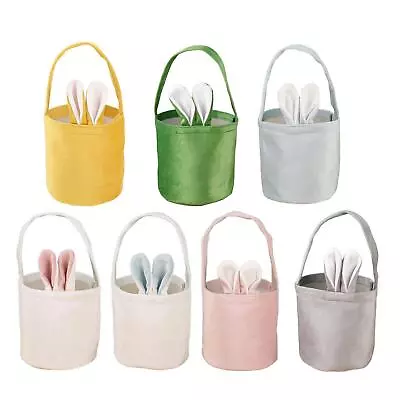 Easter Bunny Bag Daily Usage Baby Showers Easter Egg Basket Kids Party Gift Bags • £5.59