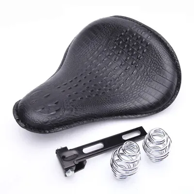 For Yamaha Road Star V Star 650 950 Bobber Motorcycle Alligator Large Solo Seat • $69.58