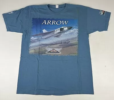 Alstyle ARROW Airplane AVIATION Graphic Tee SHIRT SZ Large Vintage Y2K • $14.99