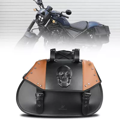 Fits For Harley Softail VROD Saddle Bag Tool Side Bag Storage Luggage • $80.87