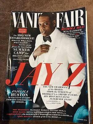 Jay-Z Vanity Fair Magazine The New Establishment Mia Farrow Anjelica Huston 2013 • $4.80