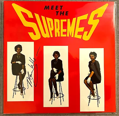 Mary Wilson Signed In Person Meet The Supremes Vinyl Record LP - Authentic  • $150