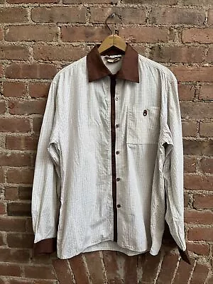 Vintage Courreges Homme Men’s Shirt Sz Medium 100% Cotton France • $235