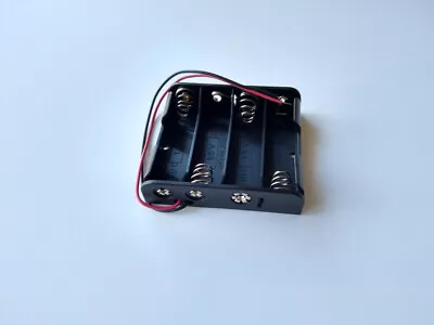 £1.99 • Buy 4x AA 6v Battery Holder Flat Wired 4x1 - UK Stock - 1st Class Post.