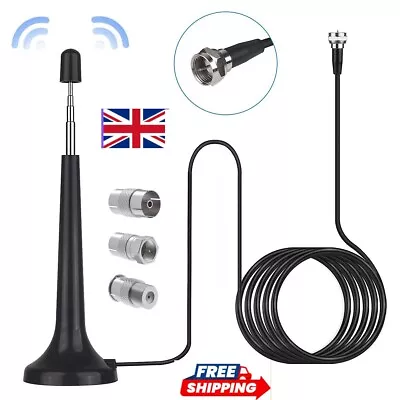 DAB FM Radio Antenna Aerial F & 3.5mm For Home Radio Tuner Stereo Receiver • £8.15