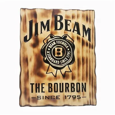 Jim Beam 2 Rustic - Timber Sign • $49.49
