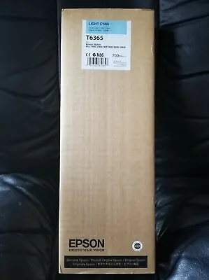 Epson Stylus Genuine 7890/7900/9890/9900 T6365 Light Cyan Ink 700ml   • $70