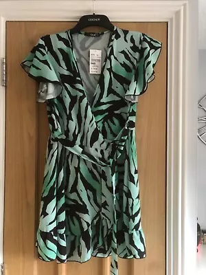 Ladies Bnwt Quiz Wrap Dress Size 12 • £9.99
