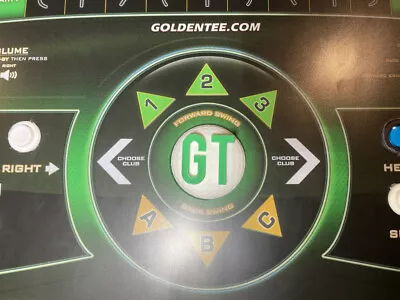 Custom Golden Tee GT Trackball Dust Cover White/Green • $30