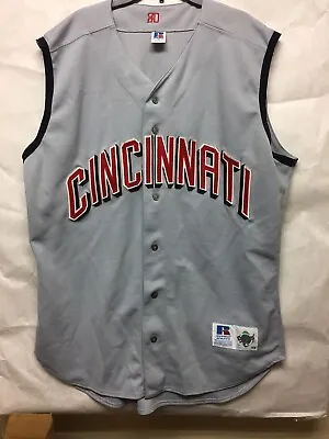 VTG Russell Athletic (Diamond Collection) Cincinnati Reds MLB Sleeveless Jersey • $70