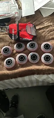 Rollerblade Wheels 80mm  Brand Junk Wheels Black Magic Mpc • $80