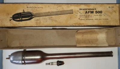 £249 • Buy Rare 1955 German MAB/AFM 500 PulseJet Model Jet Engine, Unused, Boxed.