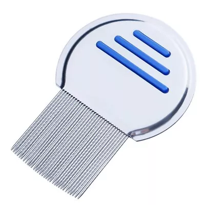 Lice Comb Hair Brush Remove Lice Eggs Ticks Nit Stainless Steel Kids Dogs Cats  • $7.49