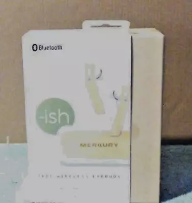 Merkury -ish True Wireless Earbuds Natural Bamboo With Case. New Sealed. • $19.50