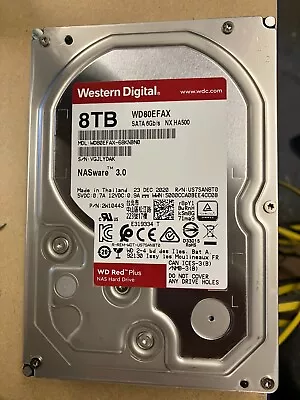 Western Digital Red Plus WD80EFBX-68AZZN0 8TB 7200 RPM 3.5  Hard Drive SATA #2 • £119.99