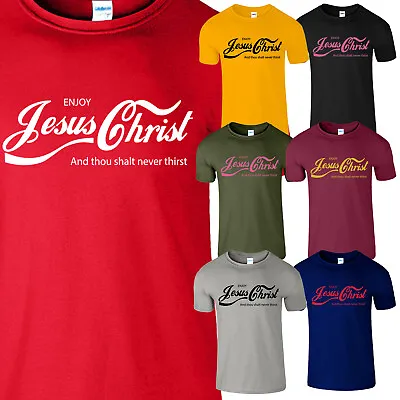 Jesus Christ Mens T-Shirt Happy Easter Funny Gift Christian Religious Cross Tee • $14.99