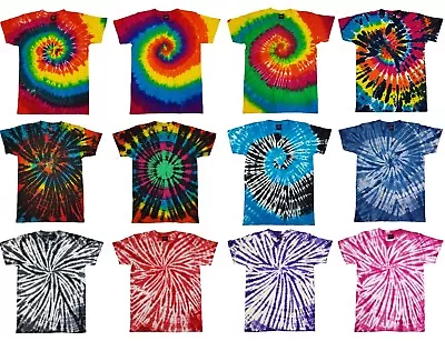 Tie Dye T Shirt Top Tee Tye Die Music Festival Hipster Indie Retro Unisex Tshirt • £14.99