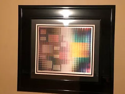 Yaacov Agam  New Years Eve  Agamograph Framed Signed And Numbered In Ink • $3960