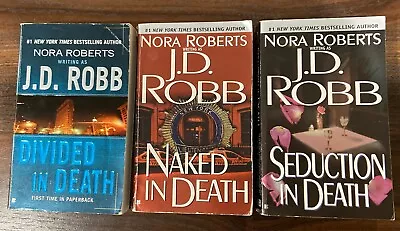 Nora Robert’sJD Robb Divided In DeathSeduction In Death Naked In Death 3books • $9.50