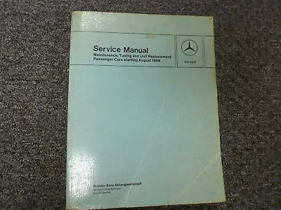 1963 1964 1965 1966 1967 Mercedes Benz 230SL Coupe Shop Service Repair Manual • $251.30