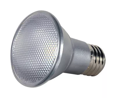 Satco S29406 120V 525 Lm. Silver Soft White PAR20 E26 Medium Base LED Bulb 50W • $10.82