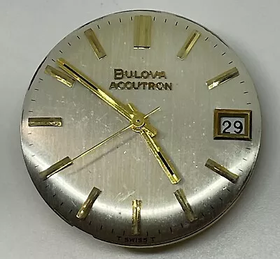 BULOVA ACCUTRON 218D MOVEMENT Swiss Does Not Run/For Parts • $75