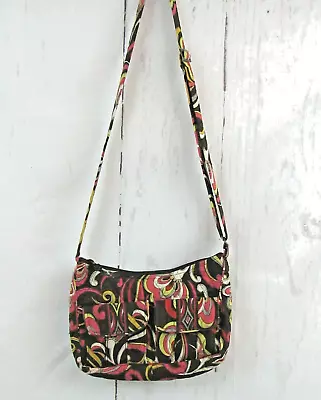 Vera Bradley Libby Crossbody Handbag Retired Puccini Pattern Multicolor Quilted • $19.99